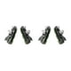 thumbnail image 2 of Toystoory 1 par de piezas de bicicleta de componente de ruedas de pastillas de freno para reemplazar negro/verde Type1 NO1 Toystoory CBP226766, 2 of 5