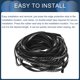 thumbnail image 4 of Fibra de carbono negra de cromo 39.37 pies (12M), 4 of 7