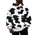 thumbnail image 2 of CONZONE Mens Casual Hoodies Long Sleeve Pullover Hoodie for Men Cow Graphic Hooded Sweatshirts With Pocket, 2 of 6