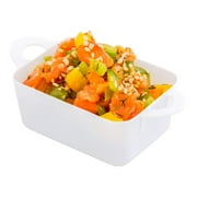 3 oz Rectangle Seagreen Plastic Cocotte - 3 3/4" x 2" x 1 1/2" - 100 count box