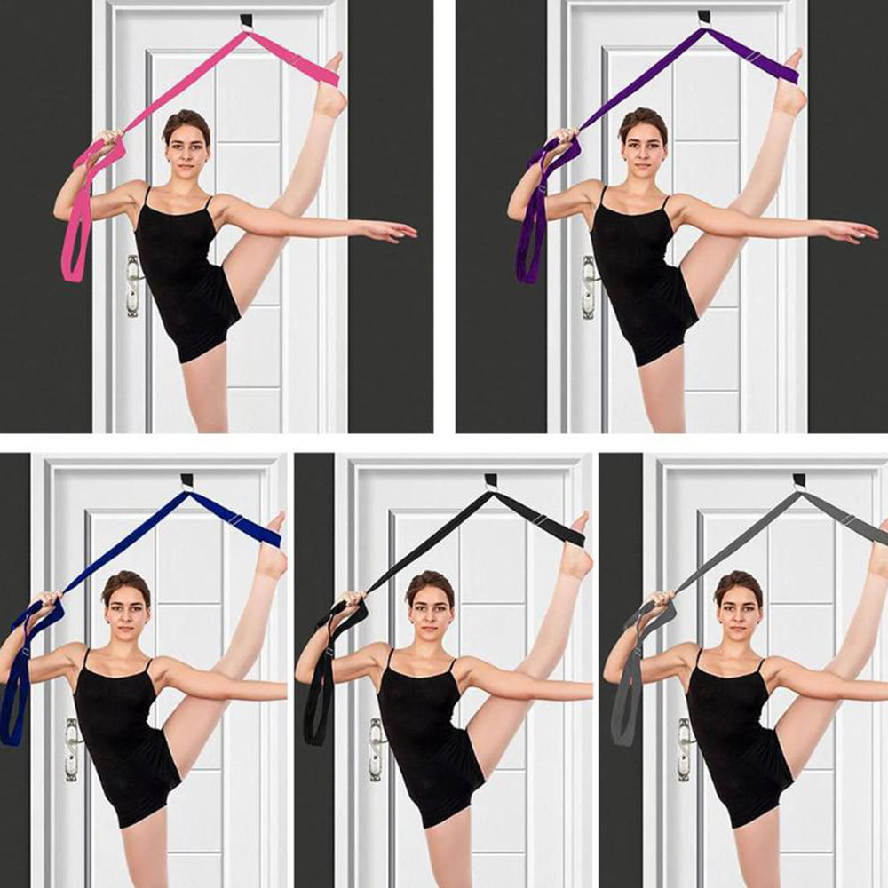 2'x6' Foldable Mat & Belt Leg Stretcher Spreader 3 Bar Flexibility Ballet Dance 