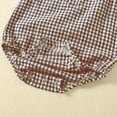 thumbnail image 6 of Baby Short Sleeve Romper with Round Neck - Cute Solid Color Summer Jumpsuit for Toddlers, 6 of 7