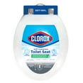 Clorox Antimicrobial Elongated Soft Cushioned Toilet Seat