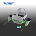 thumbnail image 3 of DOBE Universal VR Charging Dock for Meta Quest 2/3/3S - All-in-One Headset & Controller Charging Station with RGB Glow Lights, Magnetic Alignment & Anti-Slip Base, 3 of 5