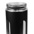 thumbnail image 2 of 4 Piece Stainless Steel Canisters with Multiple Peek-Through Windows, Black, 2 of 4