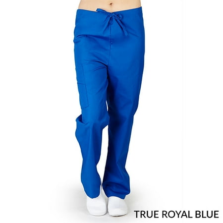 Unisex Cargo Scrub Pants - M&M Scrubs Unisex Drawstring Cargo Scrub Pant, Style 7772