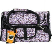 Prefer Pets Privacy Carrier, 17" x 12" x 10", Purple Mosaic