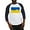 Blue/White, variant on CafePress - National Flag Of ??????? / Ukraine Baseball Jersey - Cotton Baseball Jersey, 3/4 Raglan Sleeve Shirt