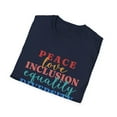 thumbnail image 5 of Peace Inclusion Diveristy Equality Inspirational Graphic Tee, 5 of 5
