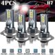 thumbnail image 4 of 4x H7 Led Headlight Bulb Kit High Low Beam 220w 60000lm Super Bright 6000k White, 4 of 4