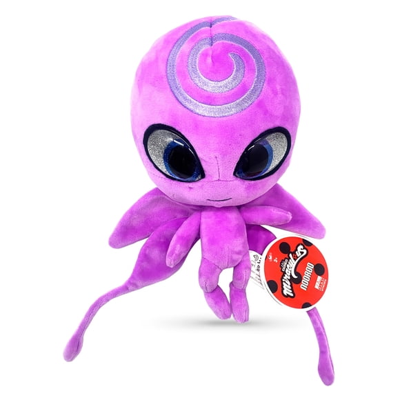 Miraculous Ladybug - Kwami Mon Ami Nooroo Peluches Papillon 9 Pouces pour Enfants Super Doux Jouet en Peluche avec Yeux en Résine Haute Brillance et Finitions Détaillées (Wyncor)