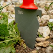 Root Slayer 17011 Heavy Duty Steel Garden Trowel with Serrated Blade and Holster