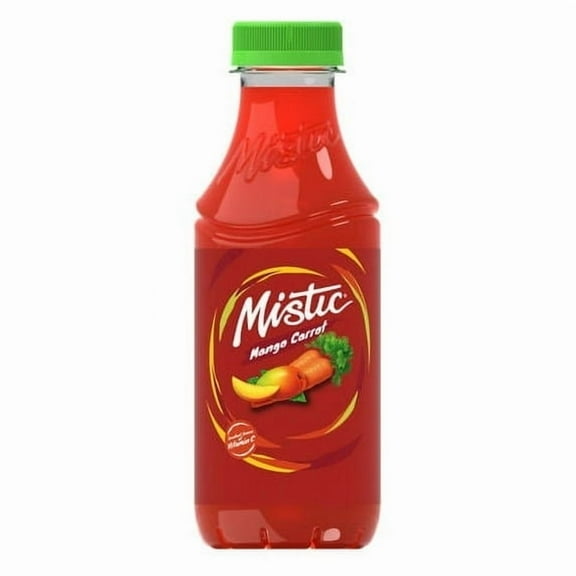 Mistic Mango Carrot Flavored Juice Drink 15.9 Fl oz 12 Bottle