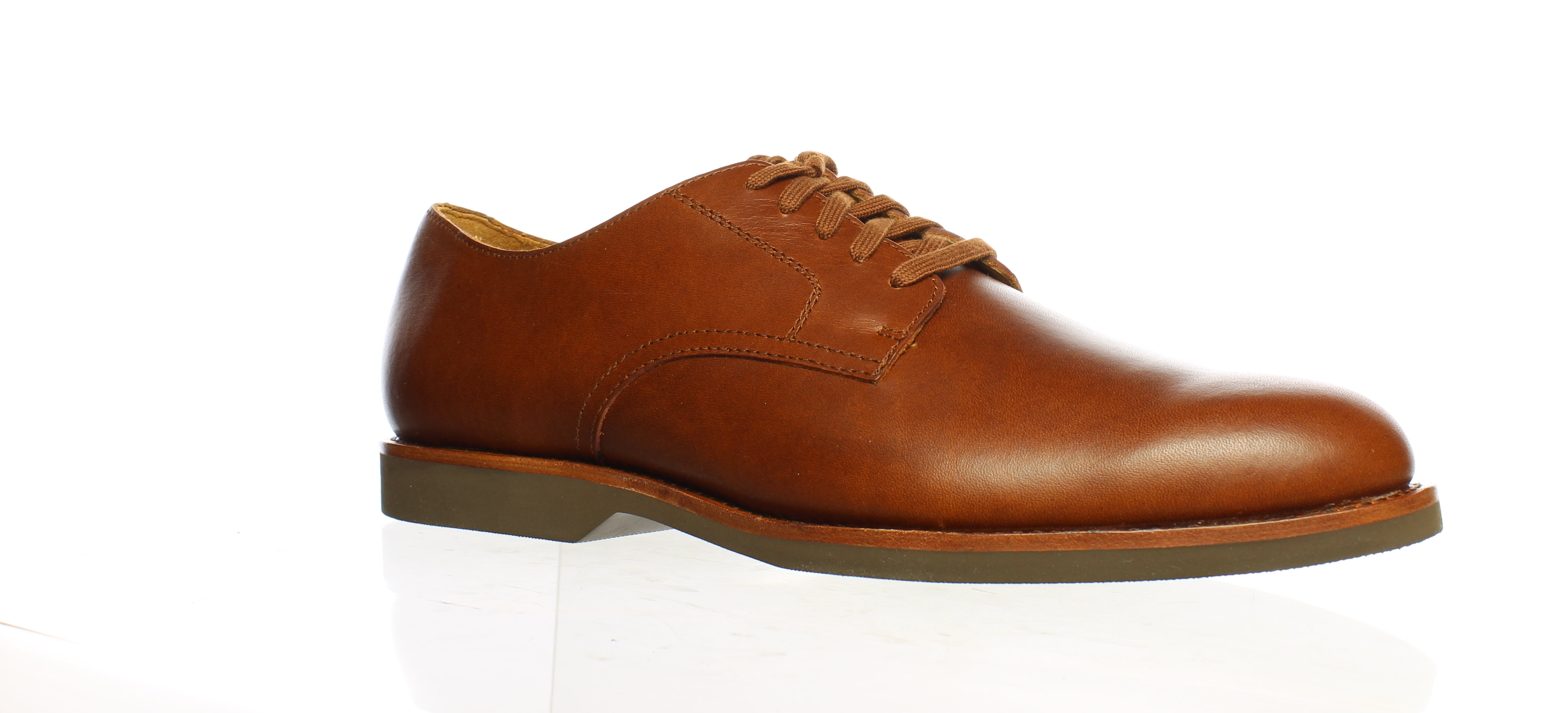 Polo Ralph Lauren - Polo Ralph Lauren Mens Odis Deep Saddle Tan Oxford Dress Shoe Size 14 
