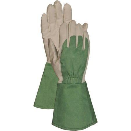 Flame Resistant Gloves - Bellingham Glove C7352M Medium Green Thorn Resistant Gauntlet Gloves