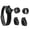 Black, variant on Tracker Strap 5-Piece Set,VR Strap Set Full Body Tracking Accessories for Adjustable Wrist/Ankle//Knee Belts for VR Gaming