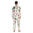 thumbnail image 4 of FORMRS Onesies Pajama for Adults Unisex Hoodie Winter Jumpsuit One Piece Sleepwear, Sizes S-2XL, Christmas Cups, 4 of 7