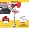thumbnail image 5 of WhizMax Electric Hoist, 440 LBS Lift Electric Hoist Crane Power System with Remote Control, 110V Electric Wire Crane for Factories, Warehouses, Construction, Building, Goods Lifting, 5 of 8