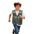 thumbnail image 5 of BFHHYA Boys Girls Safety Vest Mesh High Visibility Vests Sleeveless Waistcoat with Reflective Strips and Pockets Ages 8-19 Years, 5 of 8
