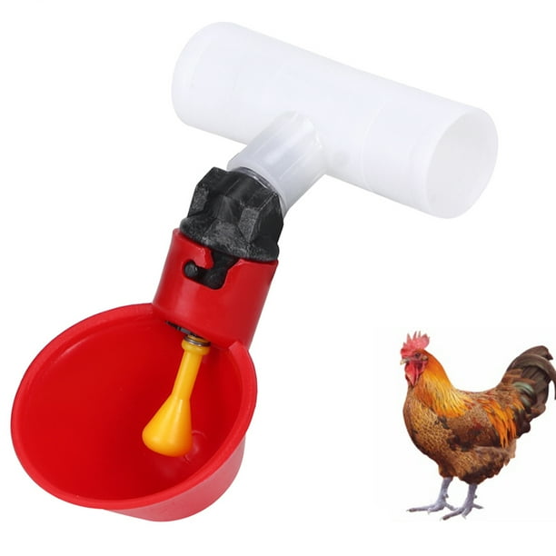 10 Bebederos Automáticos Para Aves, Tazas De Agua Automáticas Para Pollos Con Válvula De Liberación Beber Comedero Para Gallinas, Para Gallinas Palomas Y Aves De Corral