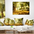 thumbnail image 4 of Designart Olive Trees - Photography Throw Pillow - 16x16, 4 of 5