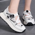 thumbnail image 6 of CHICVOMEY Women's Sneakers Platform Casual Sneakers - Crossover Velcro Straps Slip-On Walking Shoes with Arch Support - Breathable Non-Slip Retro Fashion Sneakers for Daily Travel, 6 of 6