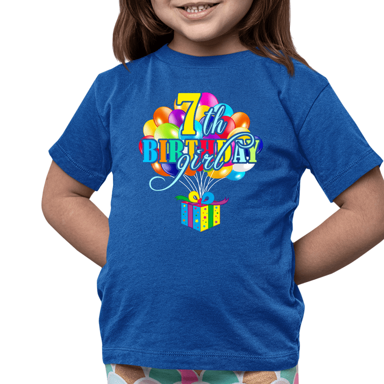 unisex-child Kids Emojicon 7th birthday gifts 7 year old girls t shirt'  Men's T-Shirt