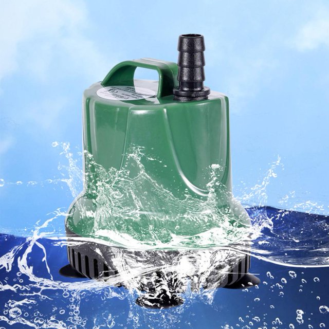 Bomba de agua de succión de acuario sumergible de 350L/H 5W para estanque de pecera de paisaje Hugtrwg Para estrenar