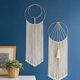 thumbnail image 5 of Decoración de pared con sol de macramé Caught Dreams, colgante de pared bohemio hecho a mano con cuerda de algodón natural, decoración de habitación de estilo bohemio para tu espacio sagrado (30,5 cm, 5 of 6