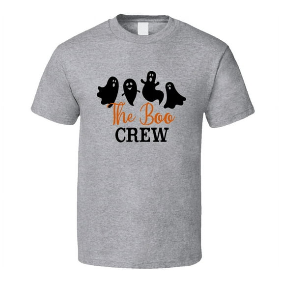 The Boo Crew Funny Ghosts Halloween Tee Cool Fall T-shirt Holiday Novelty T Shirt