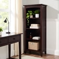 thumbnail image 2 of Alaterre Furniture Shaker Cottage 3-Shelf Bookcase, Espresso, 48" H, 2 of 12