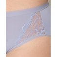 thumbnail image 4 of Playtex Microfiber High-Cut Underwear Pack, Moisture-Wicking, 3-Pack  Silver Satin M Women's, 4 of 4
