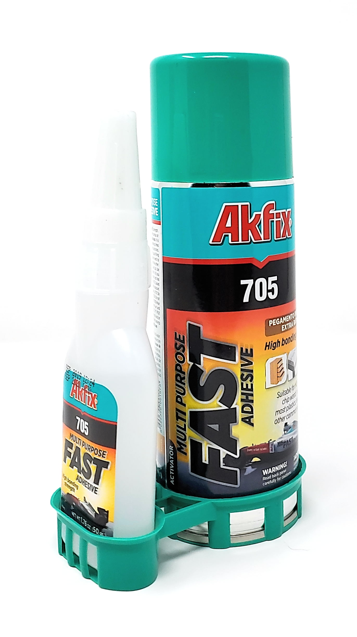 Akfix 705 Fast Adhesive Kit CA Glue (3.5 oz) with Activator (13.50 fl
