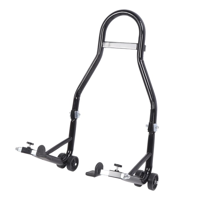 Rear Motorcycle Rear Wheel Lift Stand Universal 850 Lbs Capacity Steel Swingarm Spool Paddock Stand for Cleaning Maintaining