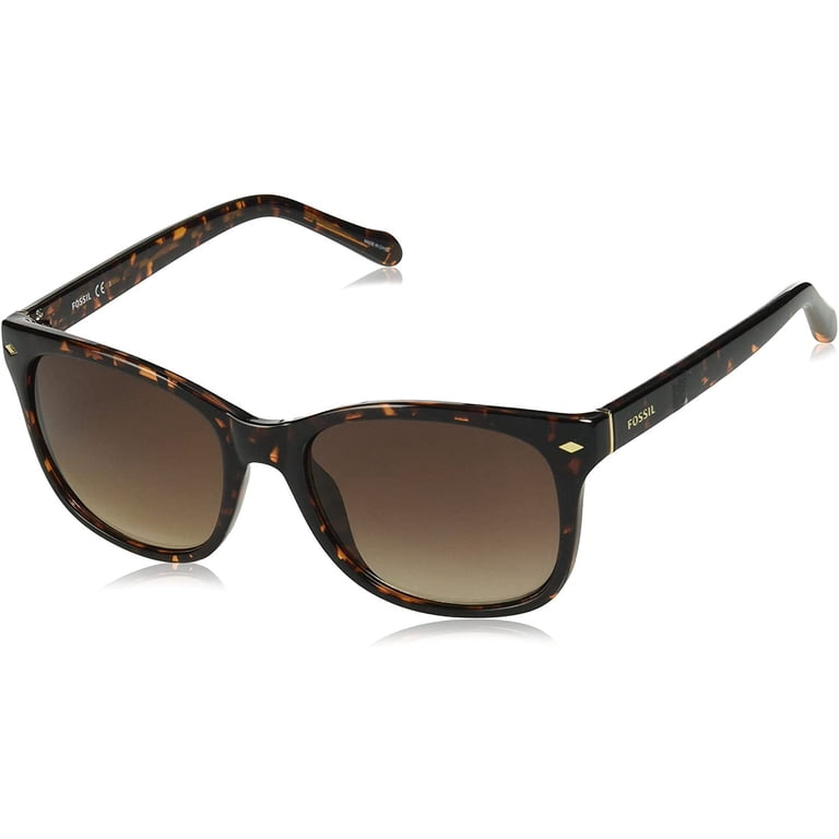 Dark brown women’s Fossil sunglasses Amazon.com: Fossil FOS3078s Round Sunglasses, Dark HAVANA  main image 2