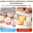 thumbnail image 3 of missunny-25 Pack 8 Oz Plastic Dessert Cups With Lids And Spoons, Round Dessert Containers Suitable for Yogurt, Pudding, Jello, Milkshake, Fruit Cups, Clear Parfait Cups with Lids For All Party, 3 of 5