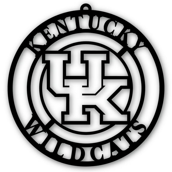 Black Kentucky Wildcats 16'' Team Logo Cutout