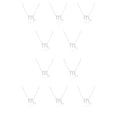 thumbnail image 3 of Collar Ins Doce Signo del zodiaco Sonducket Escorpio Plata 10piezas, 3 of 5