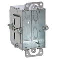 thumbnail image 1 of Caja de interruptores Hubbell-Raco 506, 3 x 2 pulgadas, plegable, 2-1/2 pulgadas, gris oscuro, 1 of 1
