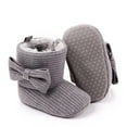 thumbnail image 4 of JINMGG Clearance Winter Toddler Baby Boys Girls Bow Thicken Velvet Snow Boots, 4 of 7