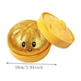 thumbnail image 2 of EGNMCR Stress Relief Toy Glitter Dumpling Toy Slow Rising Simulation Bao Bun Toy With Box Stress Relief For Kids Adults Cute Kawaii Plushie For Anxiety Relief Party Soft and cute dumplings to squeeze, 2 of 4
