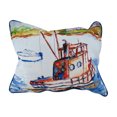 thumbnail image 1 of Betsy Drake Bateau Rouillé Bateau de Pêche Coussin Décoratif 16X20, 1 of 3