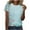 (Type 25)Blue, variant on Patlollav Tops for Womens Casual Print Round Neck Pullovers Short Sleeve Blouse T-Shirt