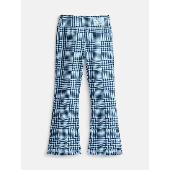 Stitch Girls Active Plaid Bootcut Legging, Sizes 4-12