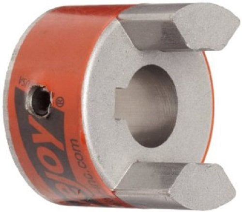 1/4 x 1/8 Keyway Lovejoy 62018 Size CJ 28/38B Curved Jaw Coupling Hub Inch Powdered Metal Steel 1.25 Bore 2.56 OD 3.54 Overall Coupling Length 