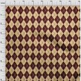 thumbnail image 4 of oneOone Rayon Brown Fabric Check Argyle Sewing Material Print Fabric By The Yard 56 Inch Wide, 4 of 4