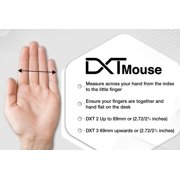 Kinesis DXT Mouse 3 - Optical - Cable - USB - 2400 dpi - 6 Programmable Button(s) - Medium/Large Hand/Palm Size - Symmetrical