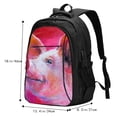thumbnail image 5 of Wukai Pig Travel Laptop Backpack: Business Water-Resistant Bag with USB Charging Port, Ideal College Backpack for Men & Women, 5 of 6