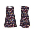 thumbnail image 7 of Rateoe Mexican Flowers Birds Pattern Women’s Sleeveless Dress,Casual Summer Dress,A-line Sleeveless Dress Versatile Summer Dress Stylish Day Dress, 7 of 7
