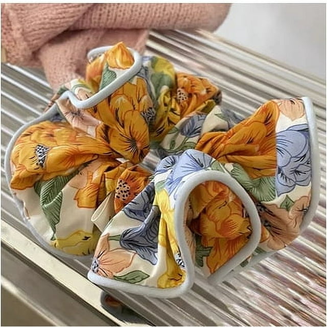 Diadema con diseño de hada Mori con diseño floral de intestino grueso para mujer, estilo bola, diadema con temperamento, tocado sencillo de verano